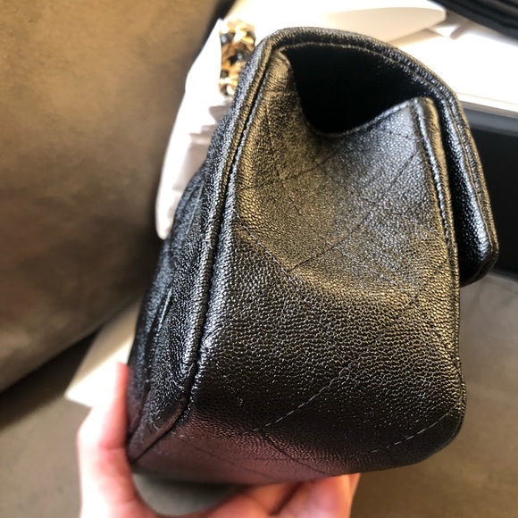 💞Last call💞Authentic Chanel 21S Cavair Top Handle Mini Rectangular💞 - Picture 6 of 14